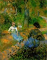 campesinos descansando 1881 Camille Pissarro